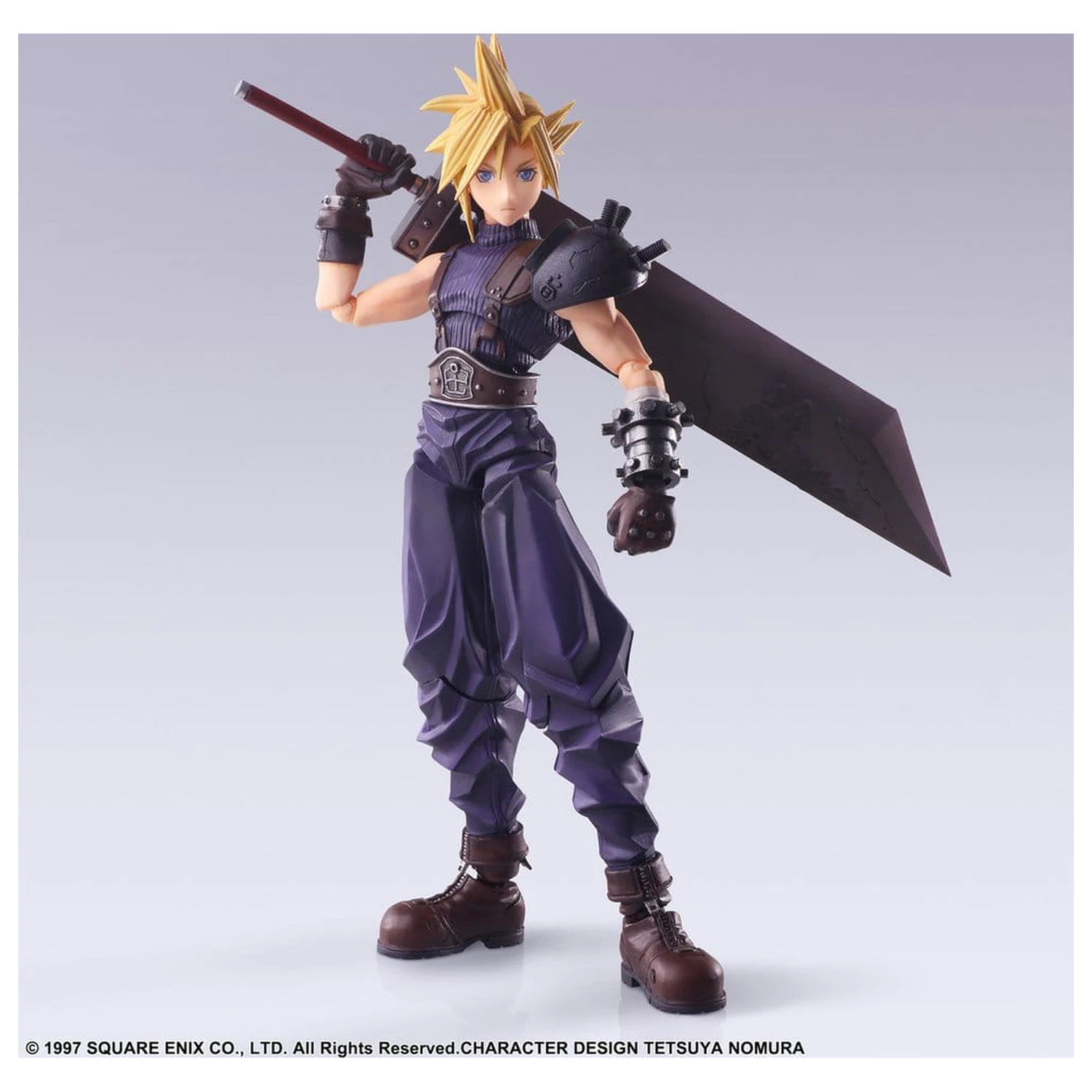 Final Fantasy VII Bring Arts Action Figur Cloud Strife Digital Plus Edition 15 cm Produktfoto