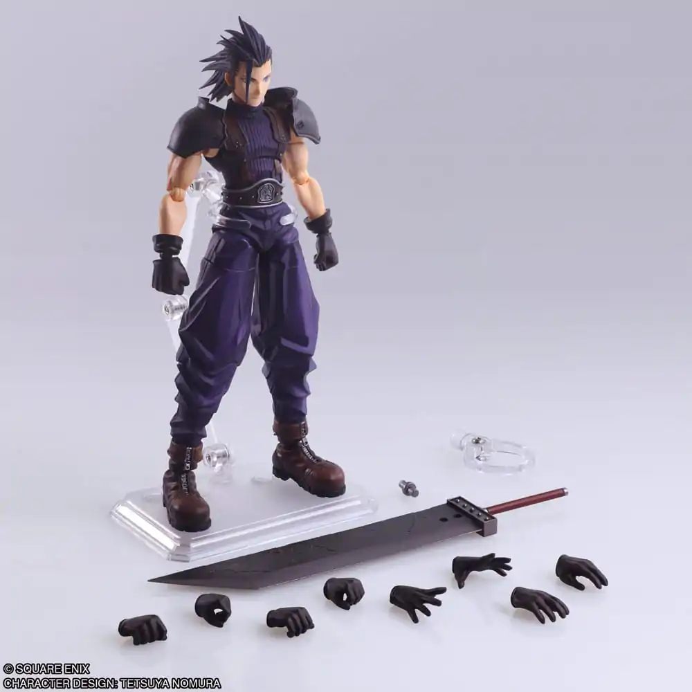 Final Fantasy VII Bring Arts Actionfigur Zack Fair 16 cm termékfotó