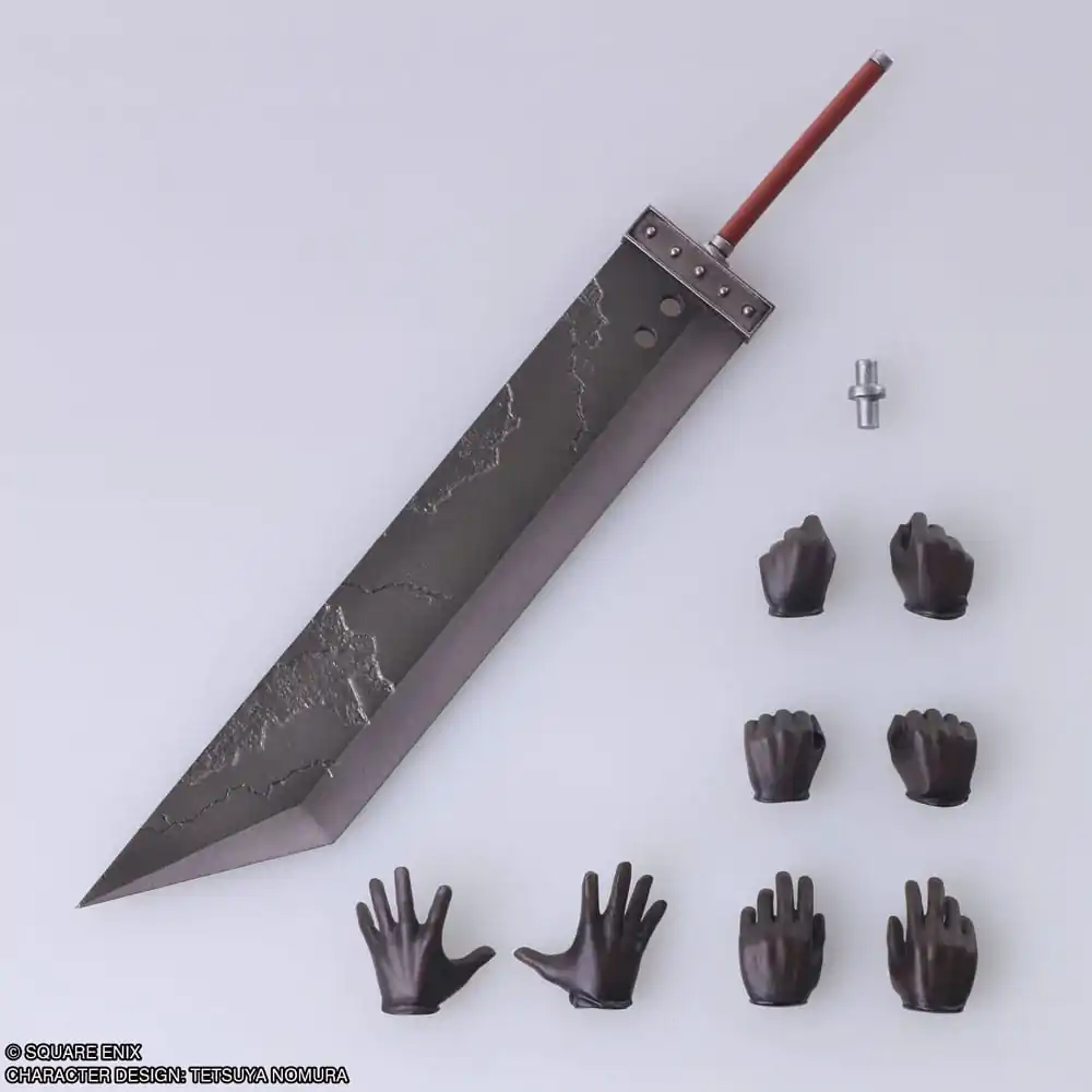 Final Fantasy VII Bring Arts Actionfigur Zack Fair 16 cm termékfotó