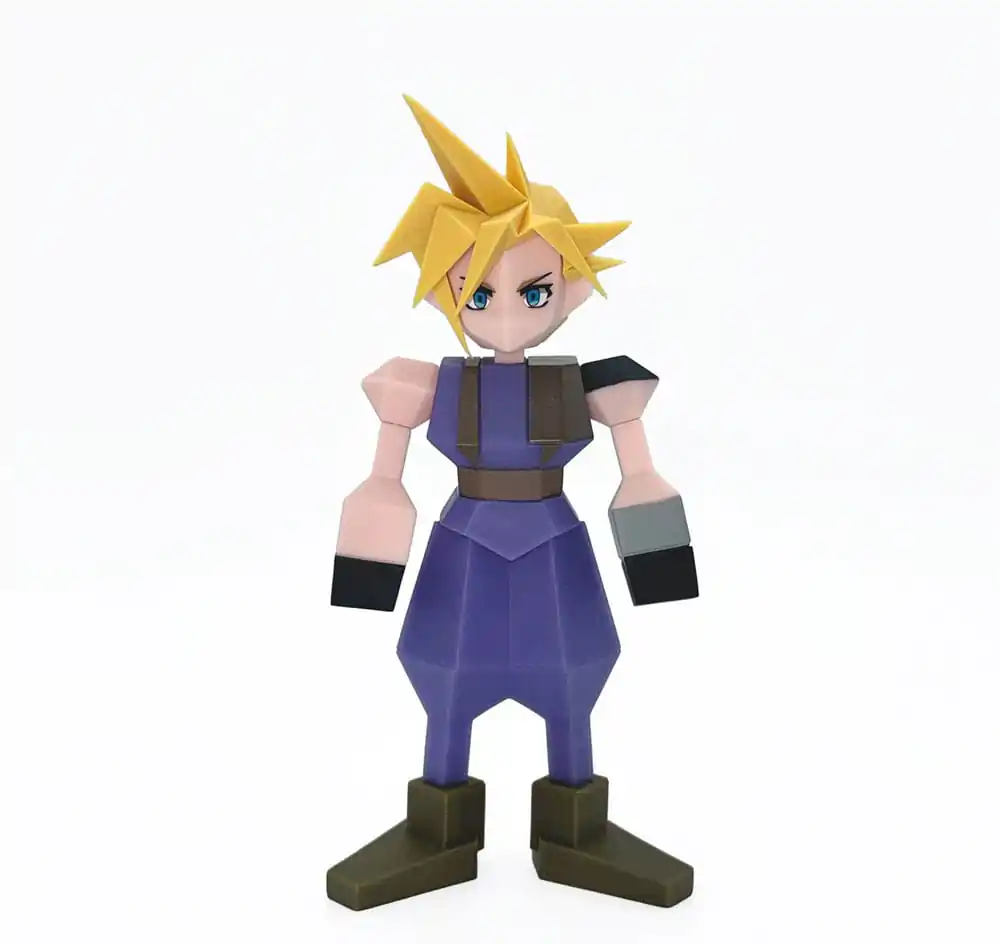 Final Fantasy VII Polygon Vinyl Figur Cloud Strife 15 cm Produktfoto