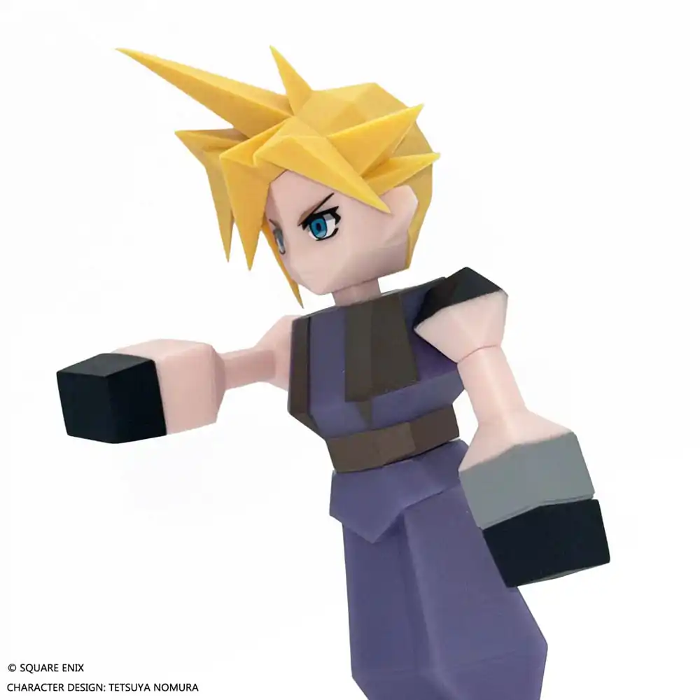Final Fantasy VII Polygon Vinyl Figur Cloud Strife 15 cm Produktfoto