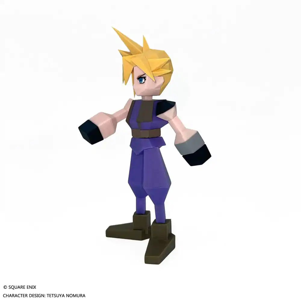 Final Fantasy VII Polygon Vinyl Figur Cloud Strife 15 cm Produktfoto