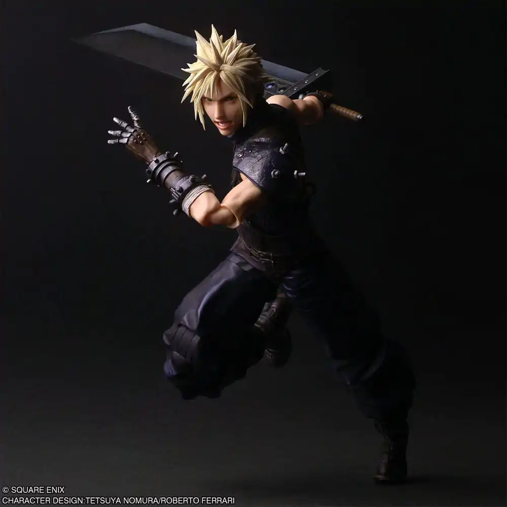 Final Fantasy VII Rebirth Play Arts Shin Actionfigur Cloud Strife 27 cm Produktfoto
