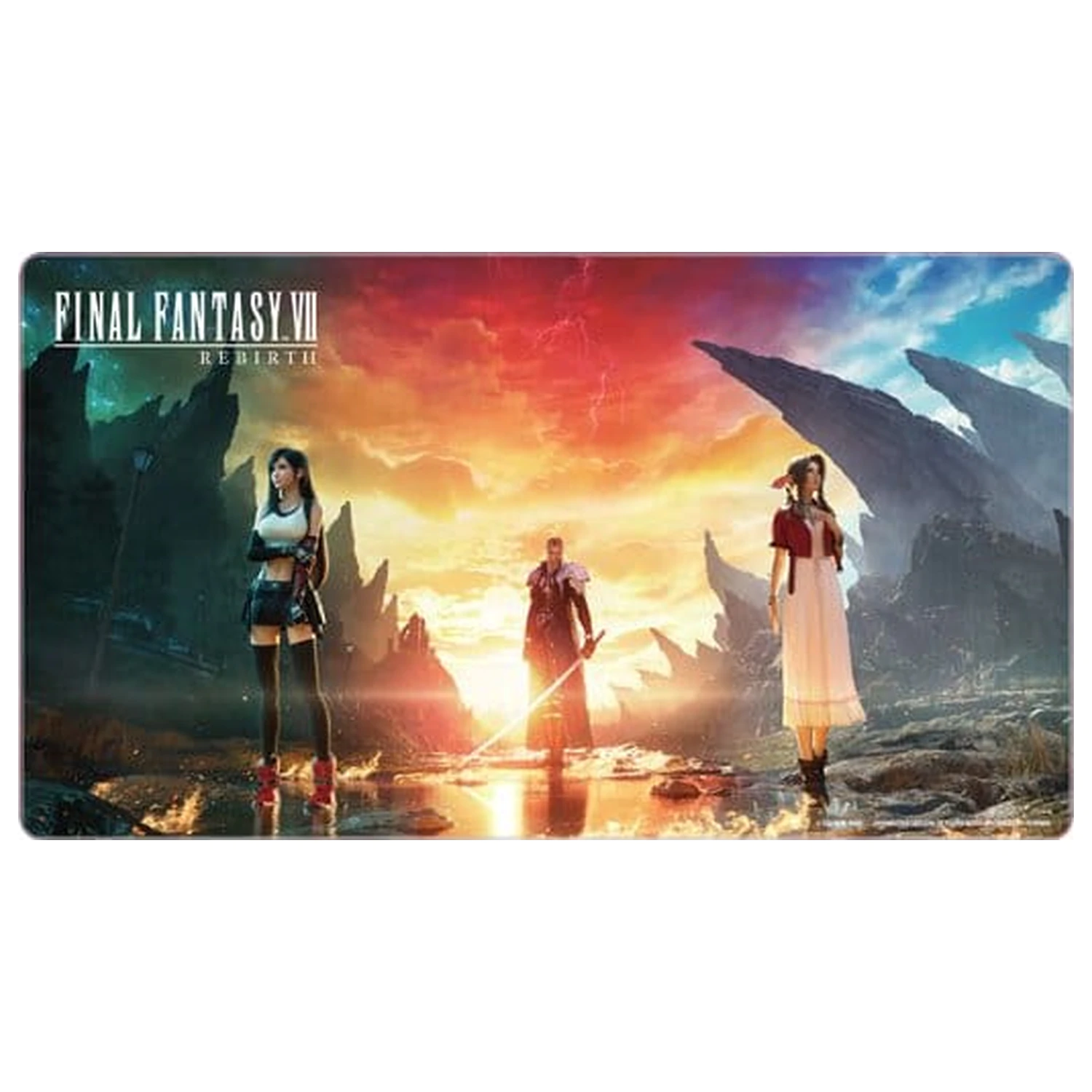 Final Fantasy VII Rebirth Spielmatte Key Art 61 x 34 cm Produktfoto