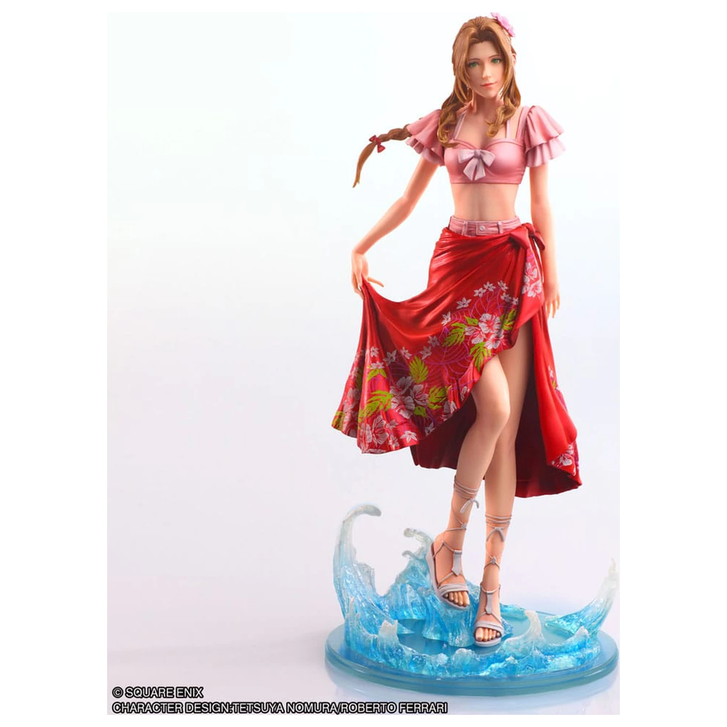 Final Fantasy VII Rebirth Static Arts Gallery Statue Aerith Gainsborough (Swimsuit Ver.) 26 Zentimeter Produktfoto