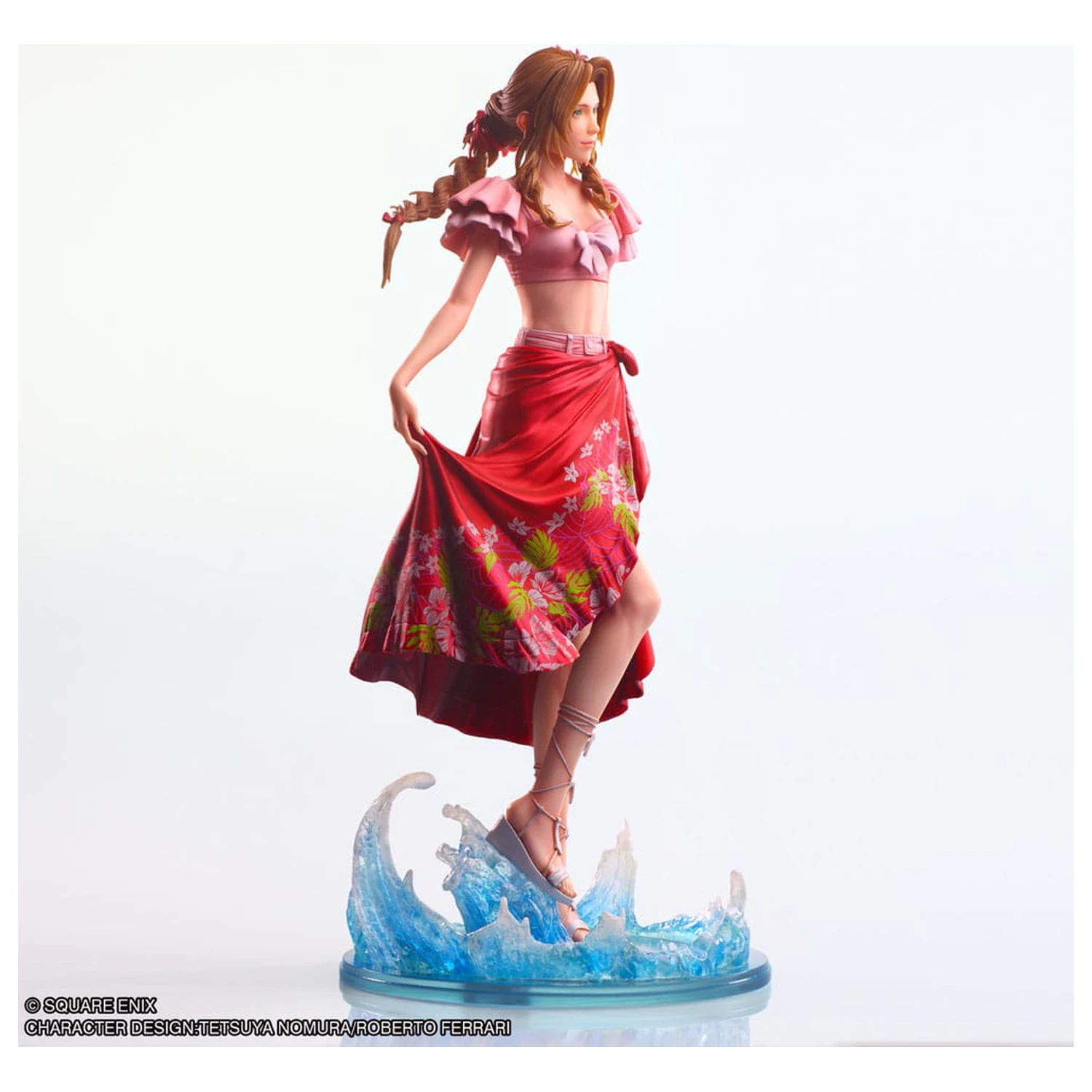 Final Fantasy VII Rebirth Static Arts Gallery Statue Aerith Gainsborough (Swimsuit Ver.) 26 Zentimeter Produktfoto