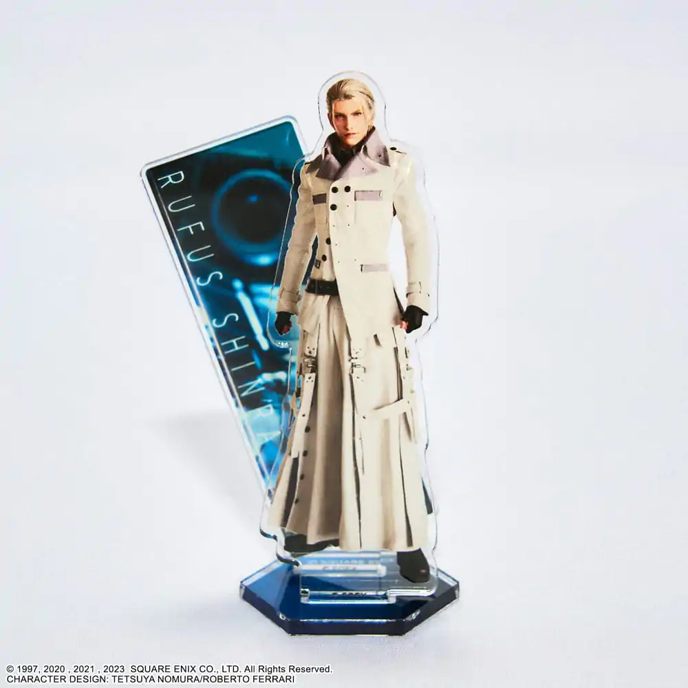 Final Fantasy VII Remake Acryl Figur Rufus Shinra 8 cm Produktfoto