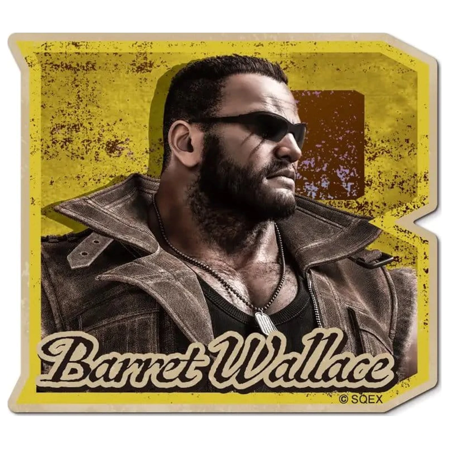 Final Fantasy VII Remake Charakter Sticker Barret Wallace Produktfoto