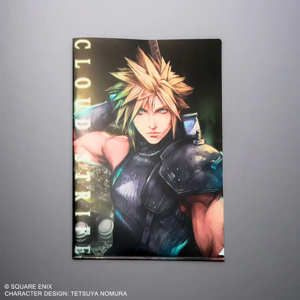 Final Fantasy VII Remake Klarsichthülle Cloud Strife Produktfoto