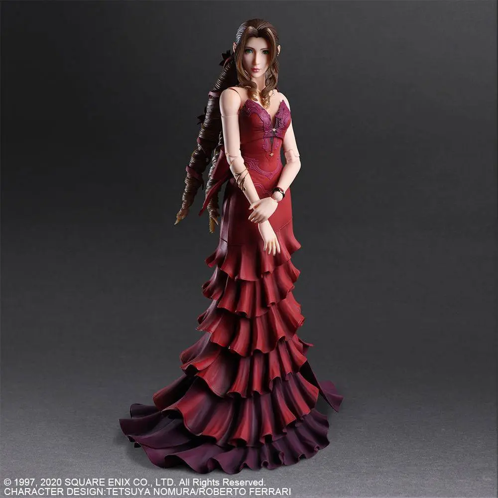 Final Fantasy VII Remake Play Arts Kai Actionfigur Aerith Gainsborough Dress Ver. 25 cm Produktfoto