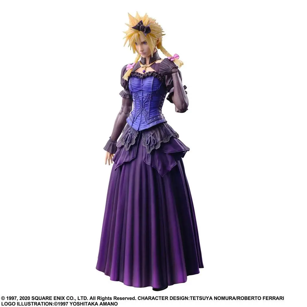 Final Fantasy VII Remake Play Arts Kai Action Figur Cloud Strife Dress Ver. 28 cm Produktfoto