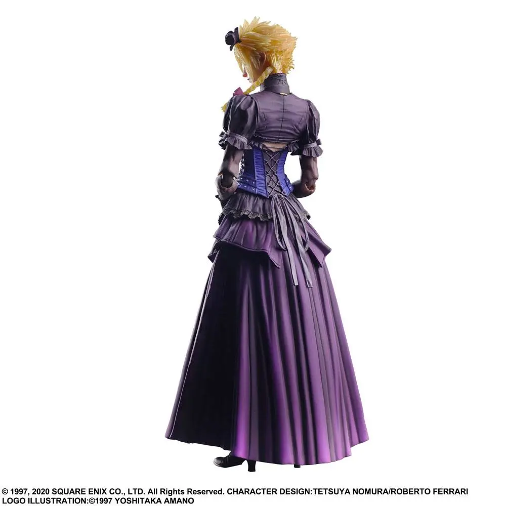 Final Fantasy VII Remake Play Arts Kai Action Figur Cloud Strife Dress Ver. 28 cm Produktfoto