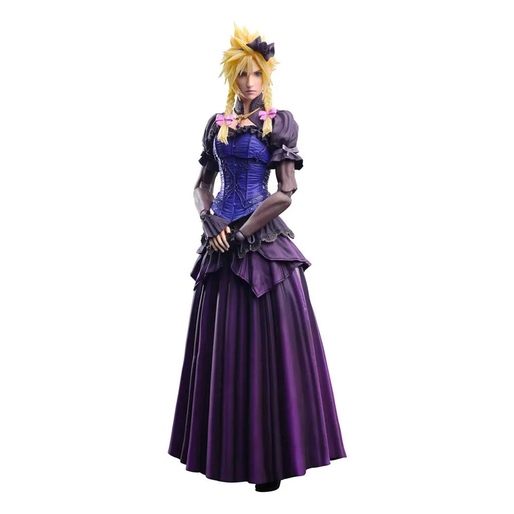 Final Fantasy VII Remake Play Arts Kai Action Figur Cloud Strife Dress Ver. 28 cm Produktfoto