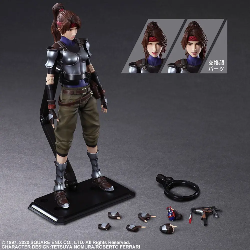 Final Fantasy VII Remake Play Arts Kai Action Figur Jessie 25 cm Produktfoto