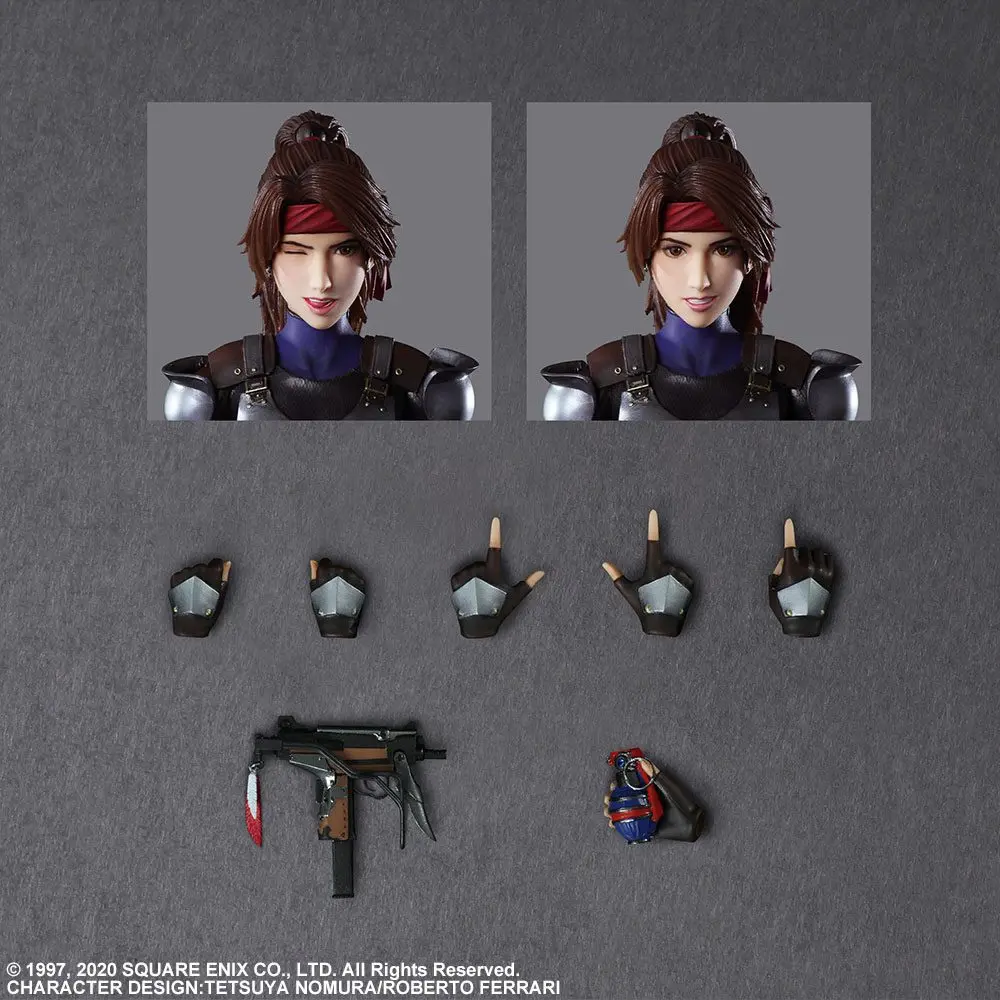 Final Fantasy VII Remake Play Arts Kai Action Figur Jessie 25 cm Produktfoto