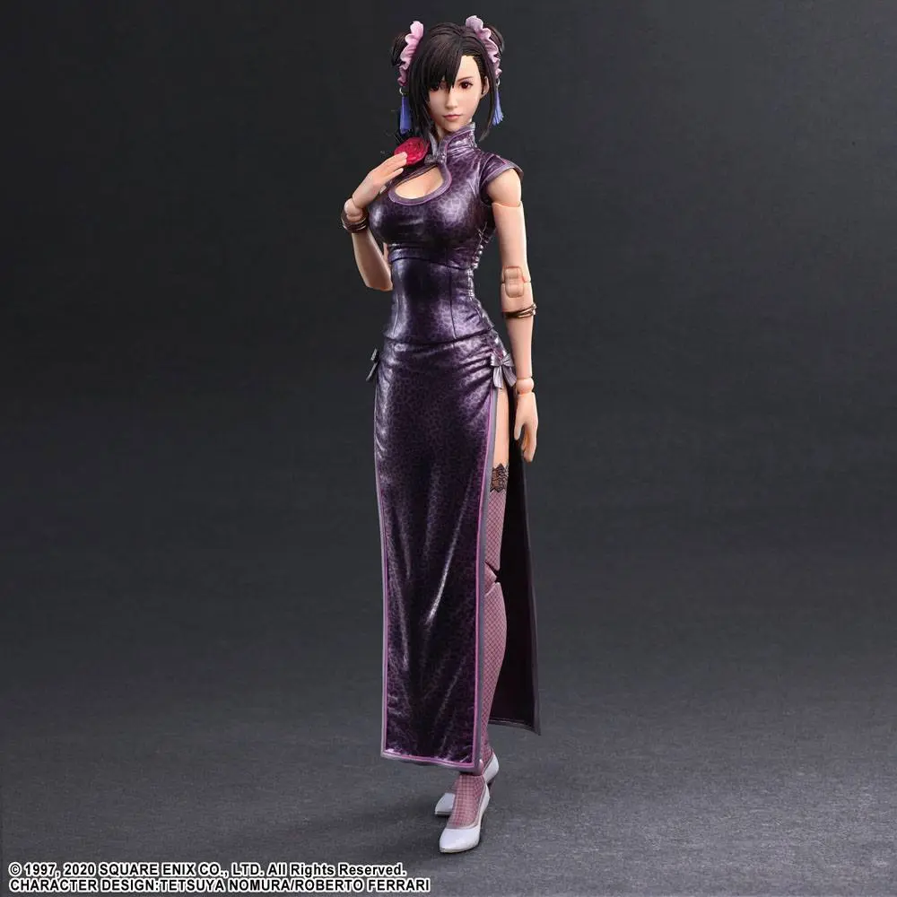 Final Fantasy VII Remake Play Arts Kai Action Figur Tifa Lockhart Sporty Dress Ver. 25 cm Produktfoto