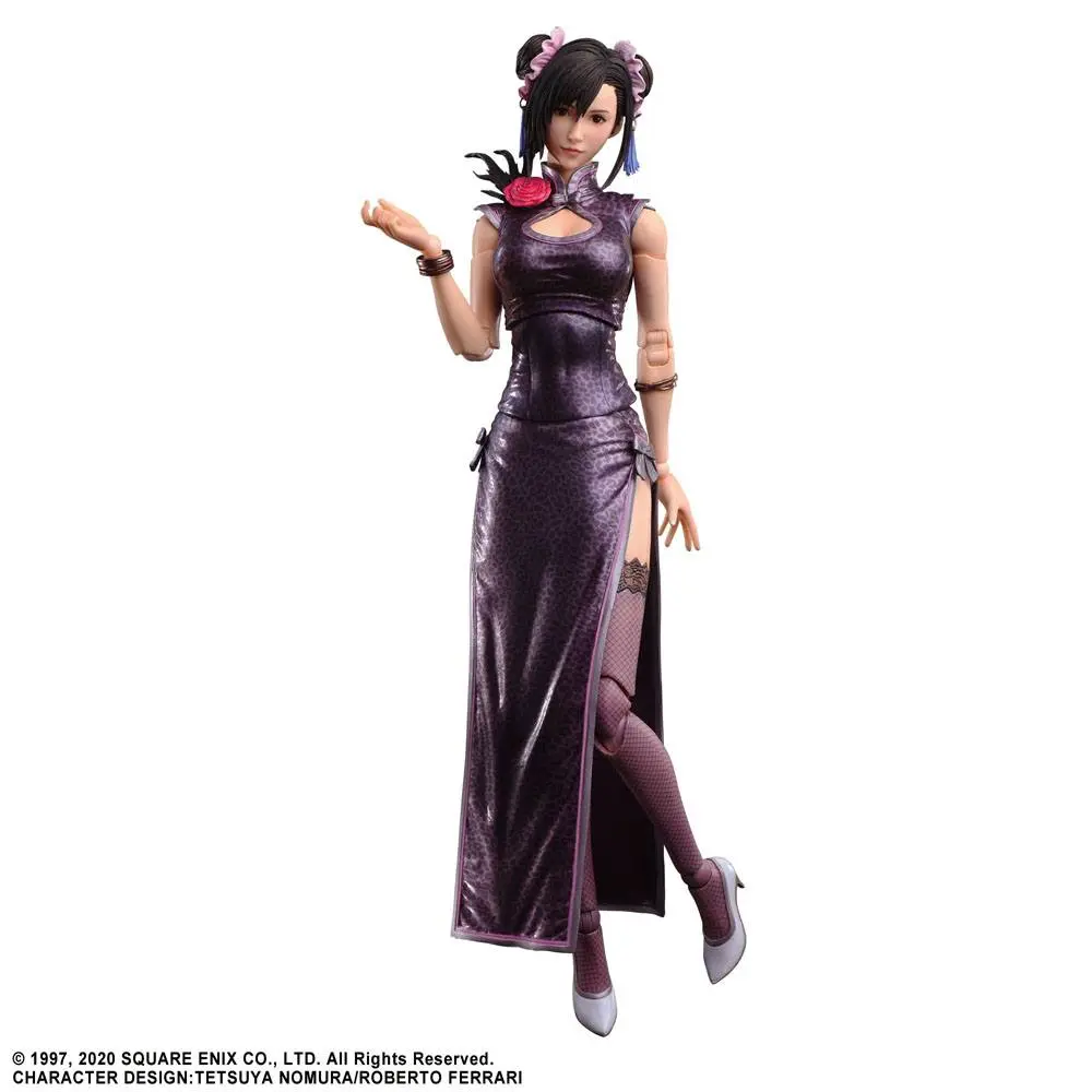 Final Fantasy VII Remake Play Arts Kai Action Figur Tifa Lockhart Sporty Dress Ver. 25 cm Produktfoto