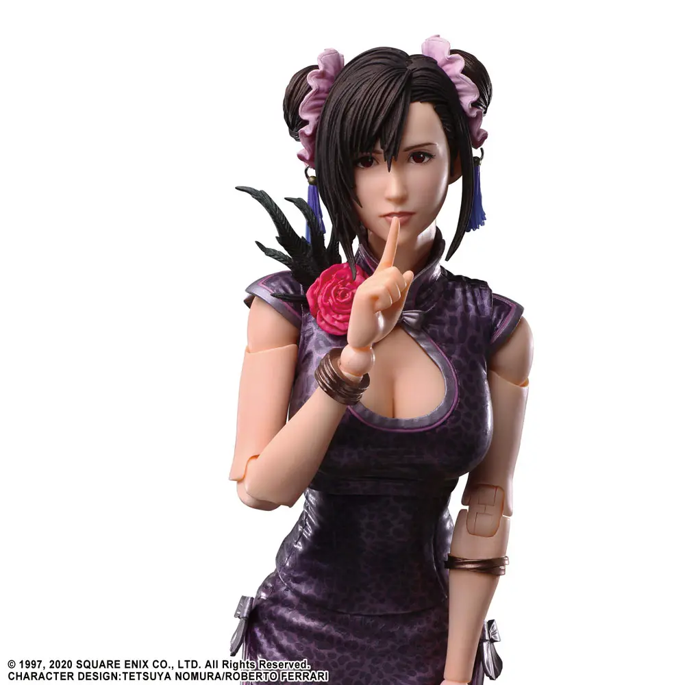 Final Fantasy VII Remake Play Arts Kai Action Figur Tifa Lockhart Sporty Dress Ver. 25 cm Produktfoto