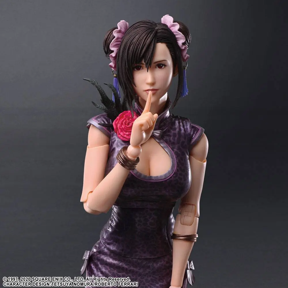 Final Fantasy VII Remake Play Arts Kai Action Figur Tifa Lockhart Sporty Dress Ver. 25 cm Produktfoto