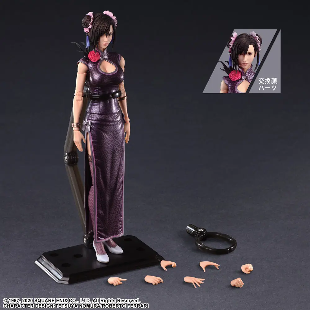 Final Fantasy VII Remake Play Arts Kai Action Figur Tifa Lockhart Sporty Dress Ver. 25 cm Produktfoto