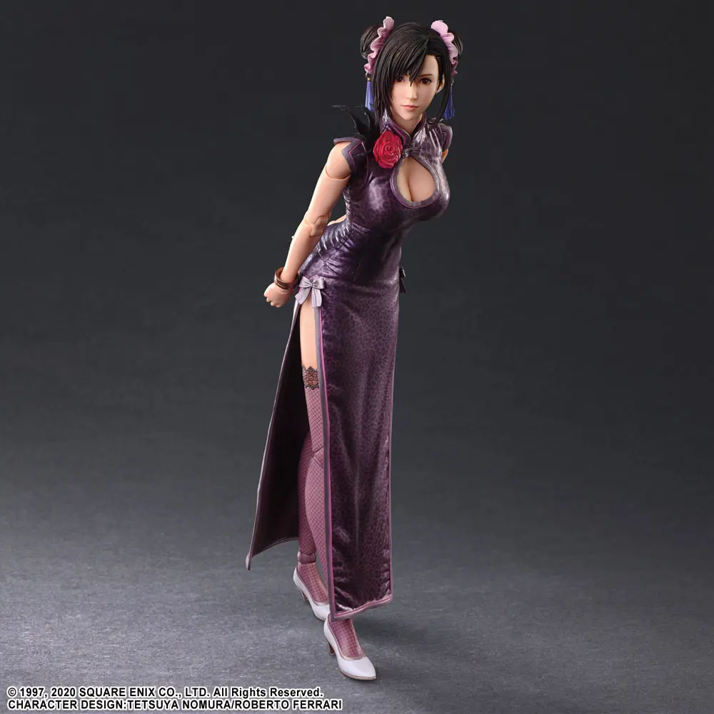 Final Fantasy VII Remake Play Arts Kai Action Figur Tifa Lockhart Sporty Dress Ver. 25 cm Produktfoto