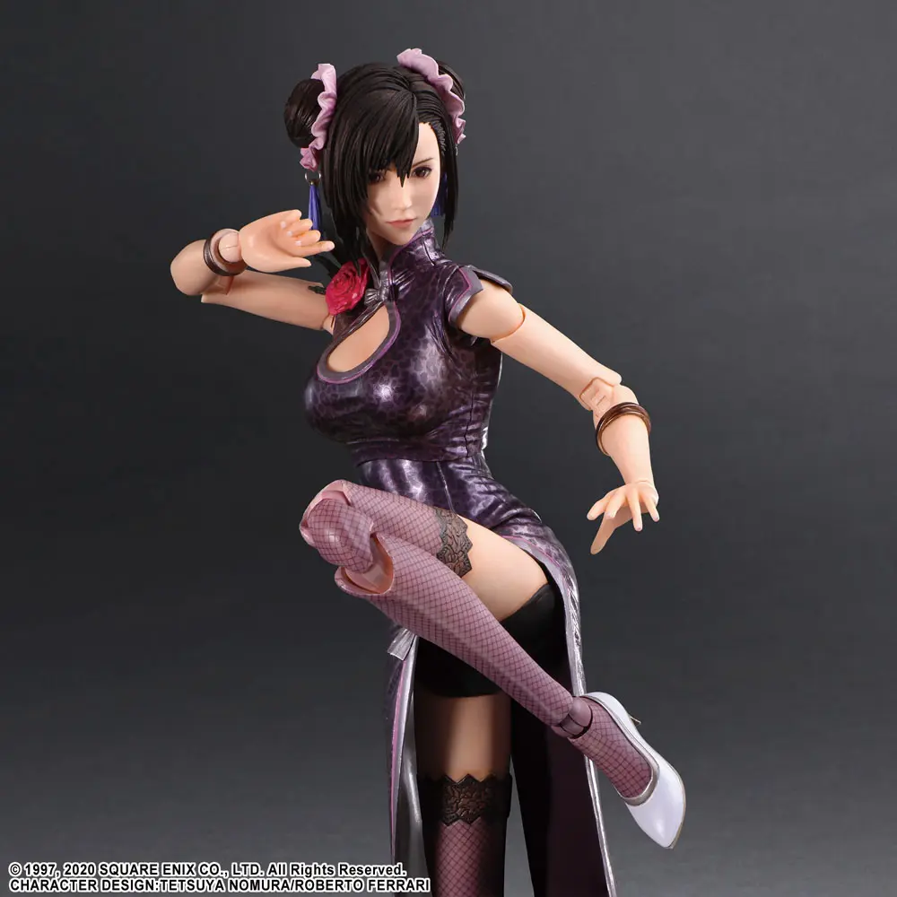 Final Fantasy VII Remake Play Arts Kai Action Figur Tifa Lockhart Sporty Dress Ver. 25 cm Produktfoto