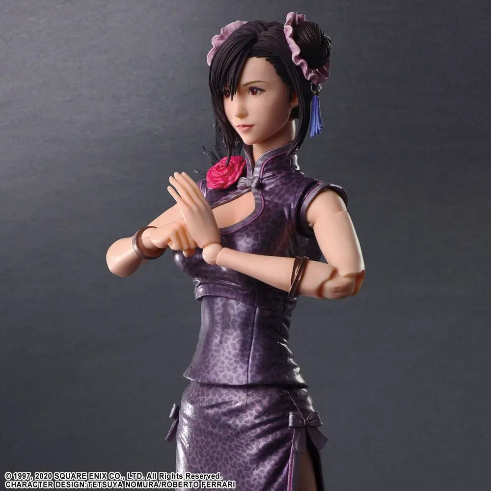 Final Fantasy VII Remake Play Arts Kai Action Figur Tifa Lockhart Sporty Dress Ver. 25 cm Produktfoto