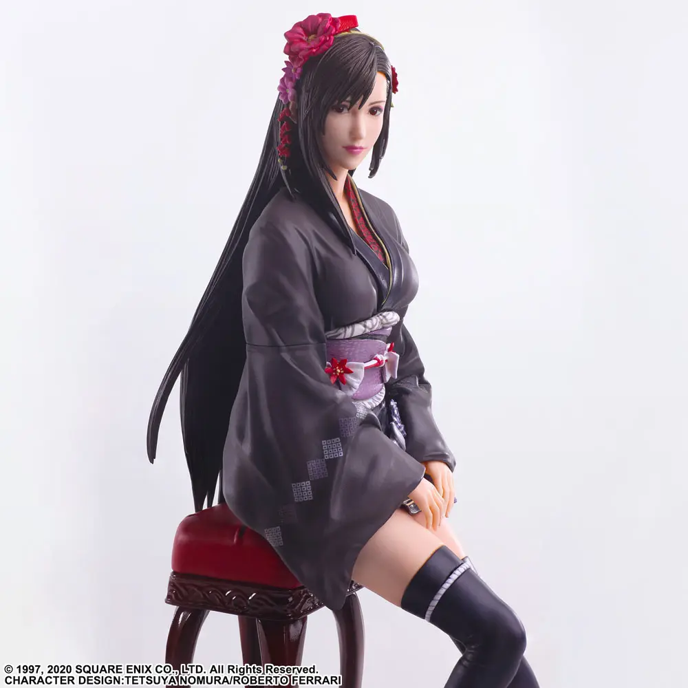 Final Fantasy VII Remake Static Arts Gallery Statue Tifa Lockhart Exotic Dress Ver. 23 cm Produktfoto