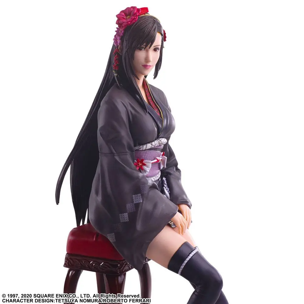 Final Fantasy VII Remake Static Arts Gallery Statue Tifa Lockhart Exotic Dress Ver. 23 cm Produktfoto