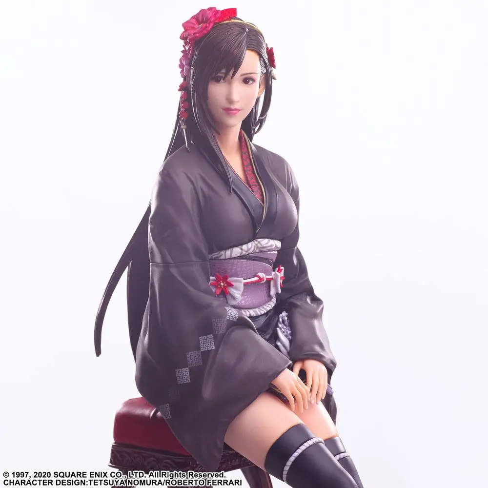 Final Fantasy VII Remake Static Arts Gallery Statue Tifa Lockhart Exotic Dress Ver. 23 cm Produktfoto