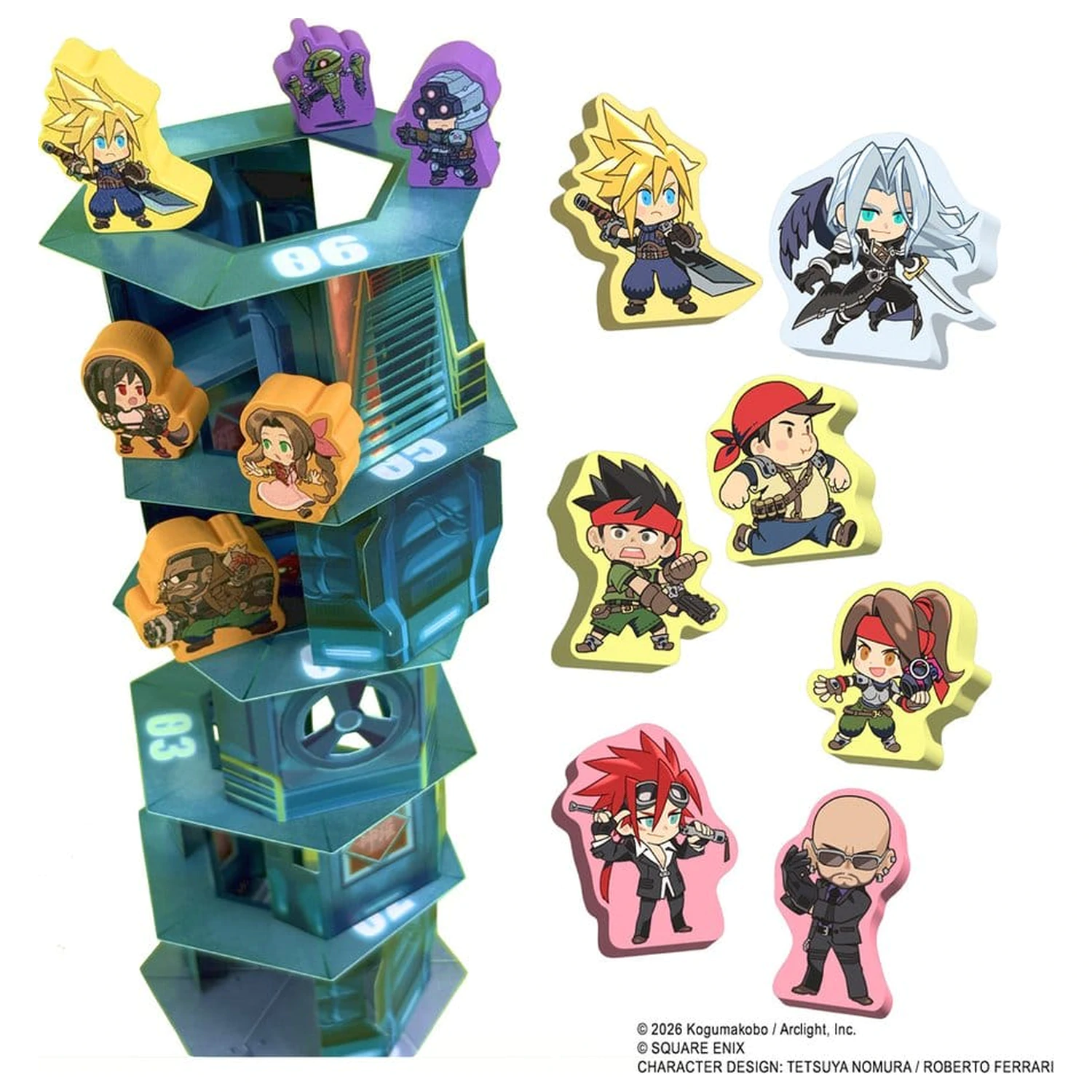 Final Fantasy VII Brettspiel Ascend The Shinra Tower Produktfoto