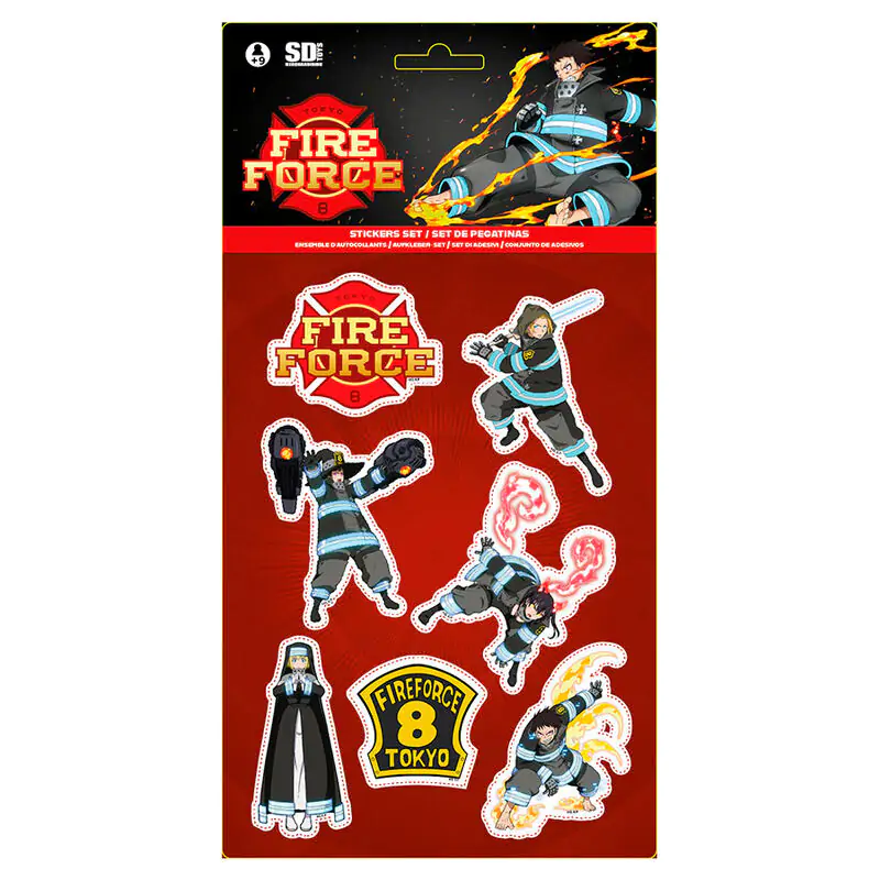 Fire Force Aufkleber Set termékfotó