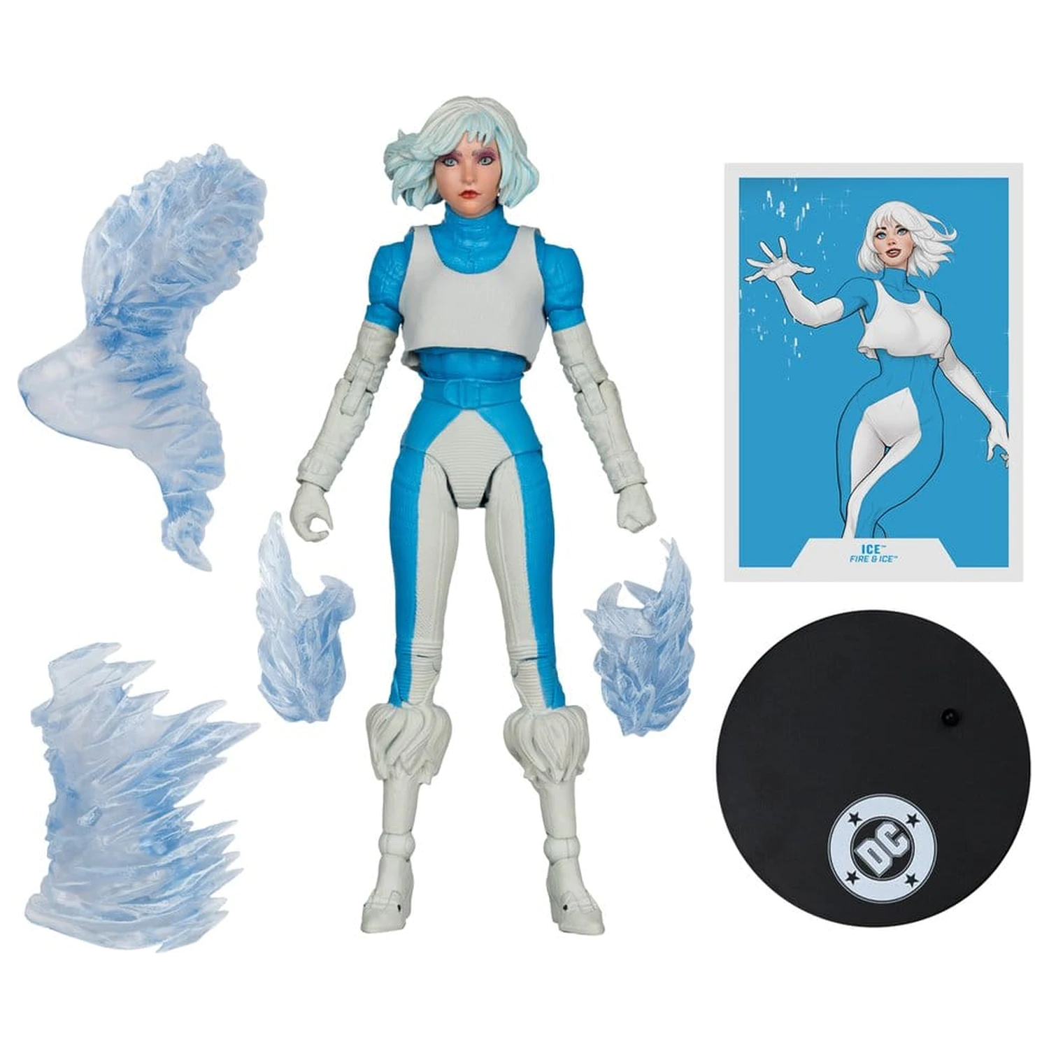 Fire & Ice: Welcome to Smallville DC Multiverse Actionfigur Ice 17 cm Produktfoto