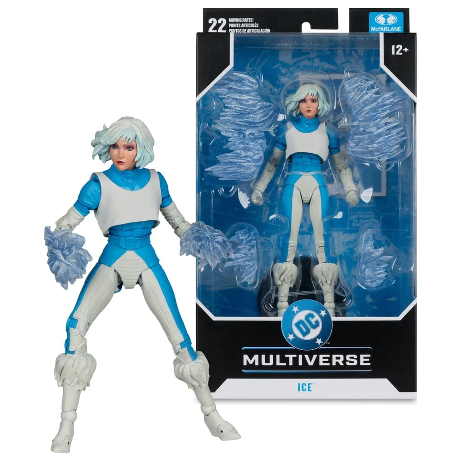 Fire & Ice: Welcome to Smallville DC Multiverse Actionfigur Ice 17 cm Produktfoto