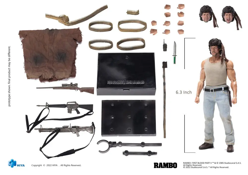 Rambo Exquisite Super Actionfigur 1/12 John Rambo 16 cm termékfotó