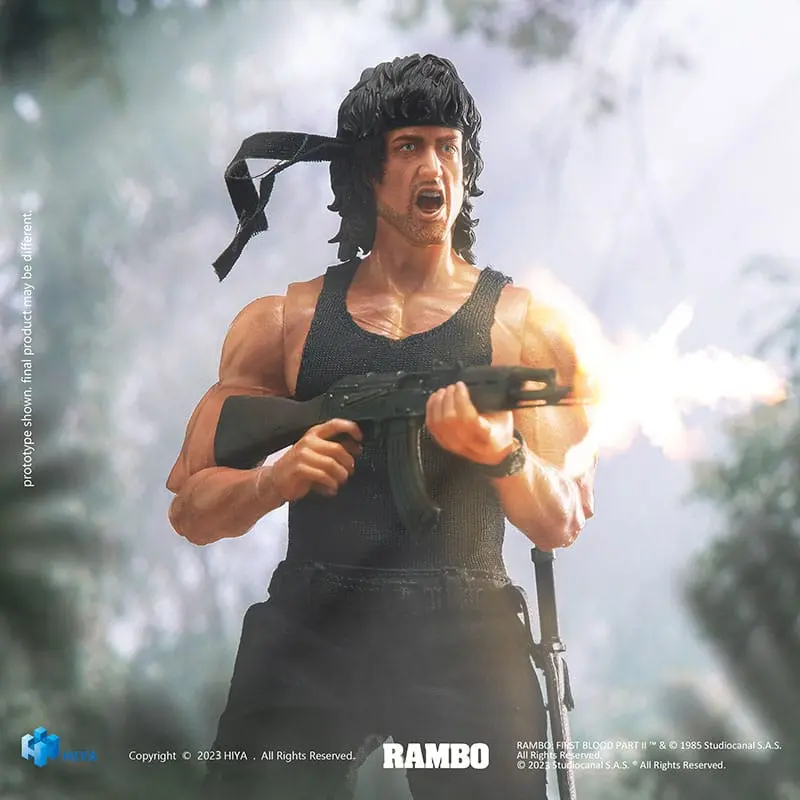 Rambo Exquisite Super Series Actionfigur 1/12 First Blood II John Rambo 16 cm termékfotó