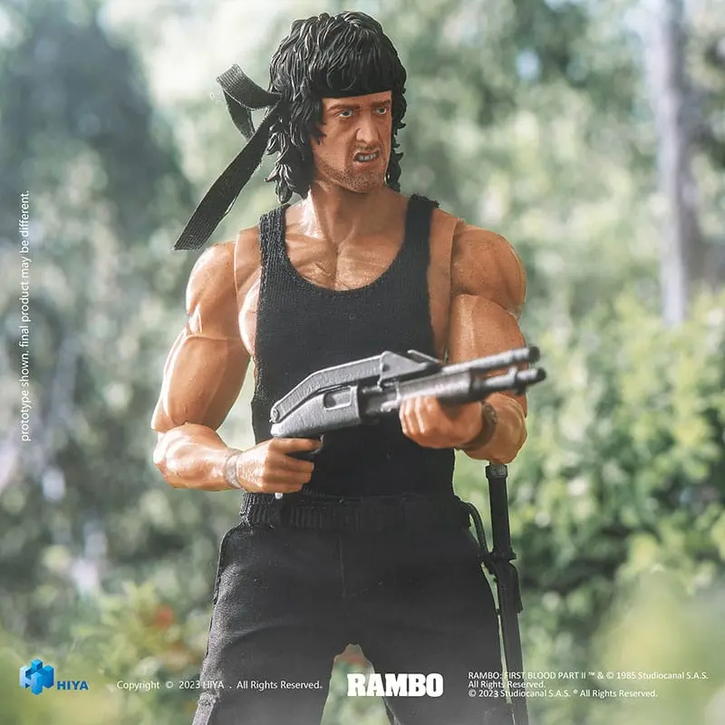 Rambo Exquisite Super Series Actionfigur 1/12 First Blood II John Rambo 16 cm termékfotó