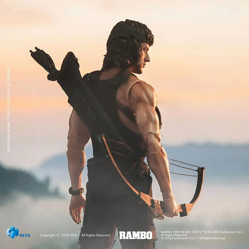 Rambo Exquisite Super Series Actionfigur 1/12 First Blood II John Rambo 16 cm termékfotó