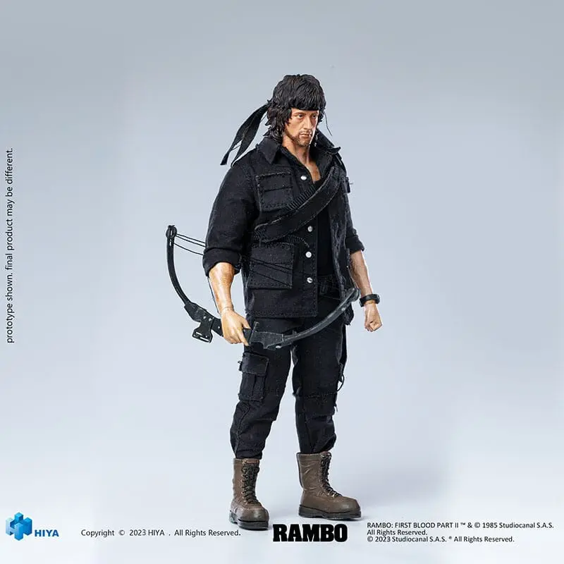 Rambo Exquisite Super Series Actionfigur 1/12 First Blood II John Rambo 16 cm termékfotó