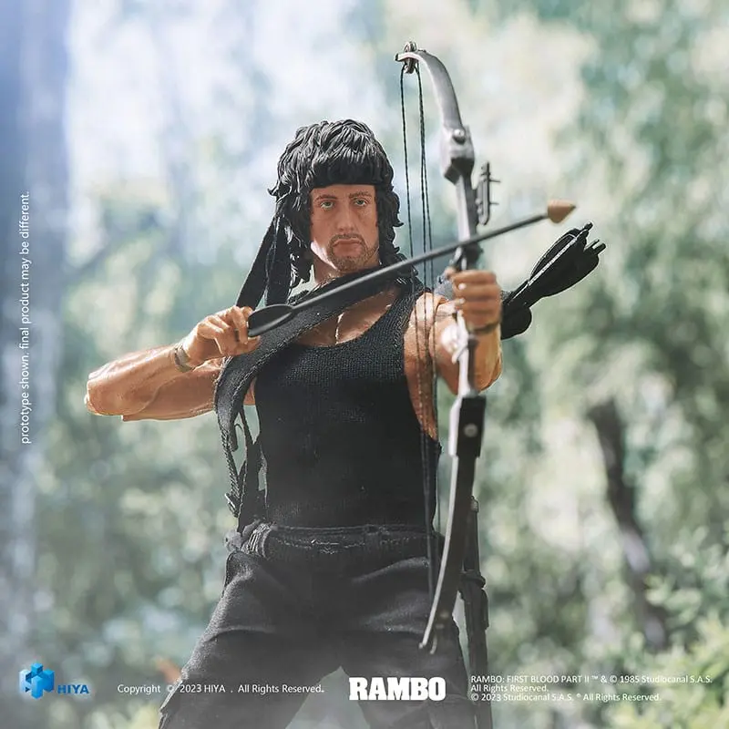 Rambo Exquisite Super Series Actionfigur 1/12 First Blood II John Rambo 16 cm termékfotó