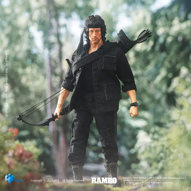 Rambo Exquisite Super Series Actionfigur 1/12 First Blood II John Rambo 16 cm termékfotó