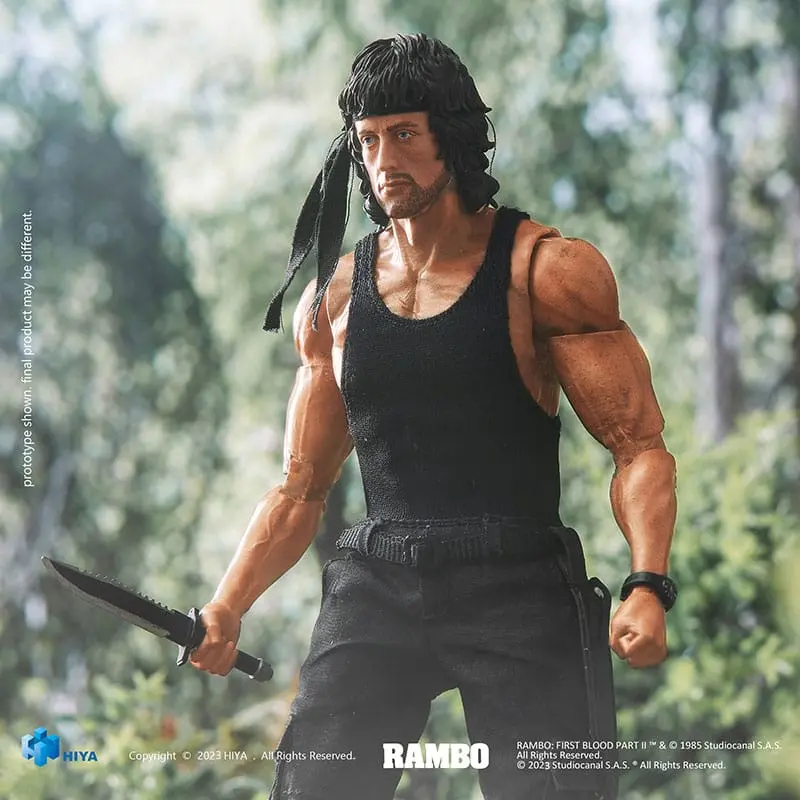 Rambo Exquisite Super Series Actionfigur 1/12 First Blood II John Rambo 16 cm termékfotó