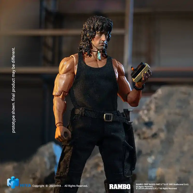 Rambo Exquisite Super Series Actionfigur 1/12 First Blood III John Rambo 16 cm termékfotó