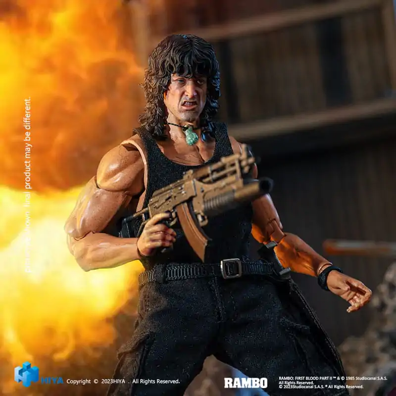 Rambo Exquisite Super Series Actionfigur 1/12 First Blood III John Rambo 16 cm termékfotó