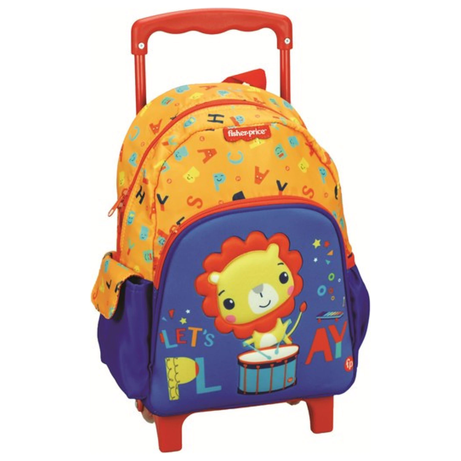 Fisher-Price Let's Play Rollender Vorschul Rucksack, Tasche 31 cm Produktfoto
