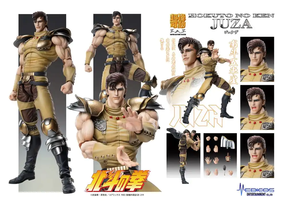 Fist of the North Star Action-Figur Chozokado Juza 18 cm Produktfoto