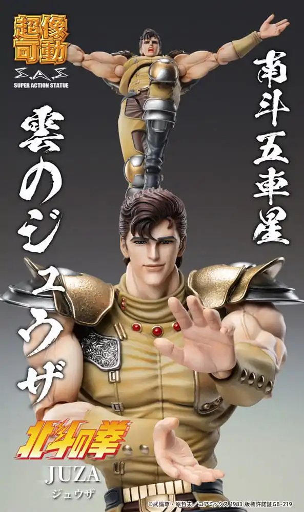 Fist of the North Star Action-Figur Chozokado Juza 18 cm Produktfoto