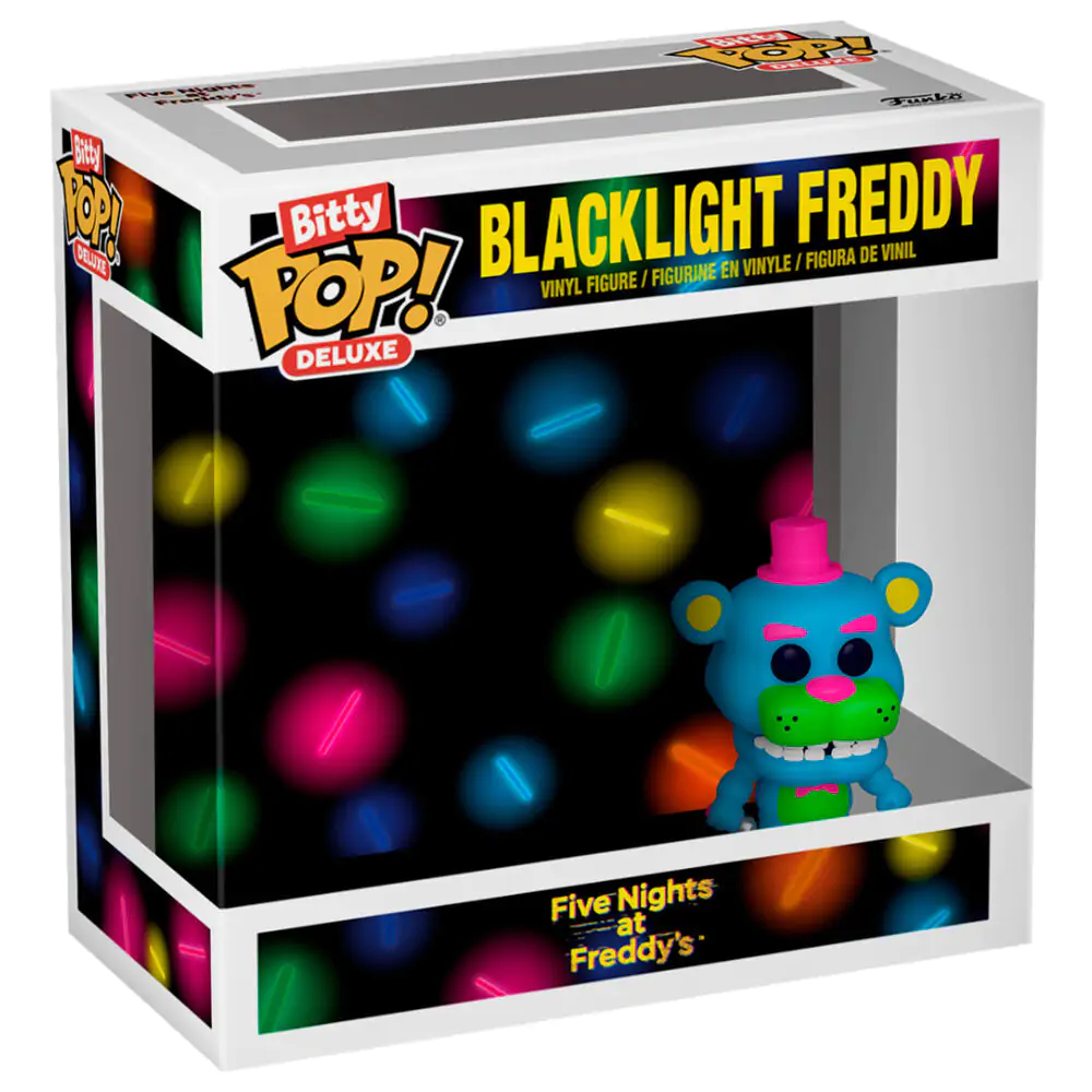 Five Night's at Freddy's Bitty Funko POP Figur Blacklight Freddy Produktfoto