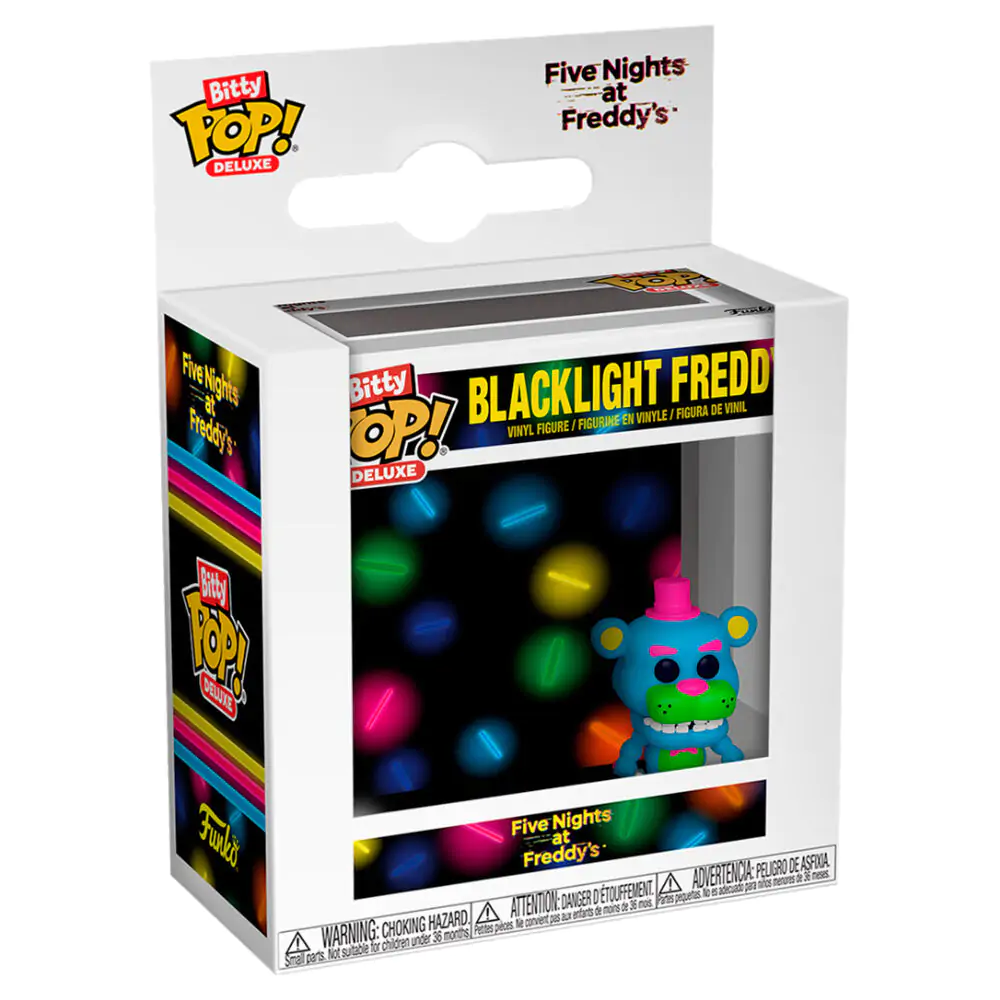 Five Night's at Freddy's Bitty Funko POP Figur Blacklight Freddy Produktfoto