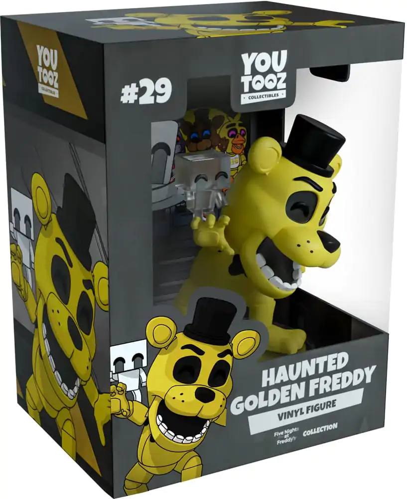 Five Night's at Freddy Vinyl Figur Haunted Golden Freddy 10 cm Produktfoto